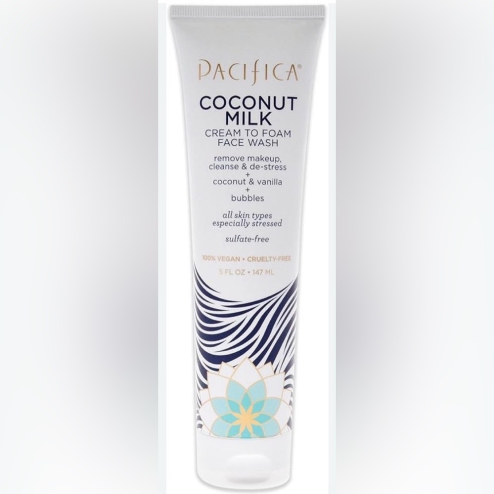 New Pacifica Coconut Milk Cream to Foam Face Wash